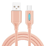 Auto Cut-off Fast Charging Nylon Cable ORIGINAL BEST QUALITY FAST SHIP
