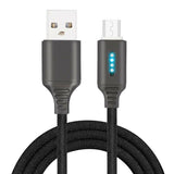 Auto Cut-off Fast Charging Nylon Cable ORIGINAL BEST QUALITY FAST SHIP