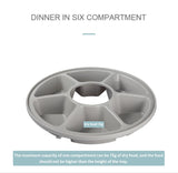 Automatic Pet Feeder Timing 6 Grids Food Compartments For Dog Cat Rabbit And Small Animals Dry And Wet Food Plate