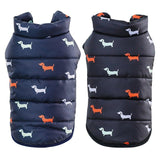 ssss  Autumn Winter Cloth Dog Clothes Cool Pet Dog Warm Cloth  Dog Jacket Coats with Fur Collar Small Medium Dogs Puppy Jacket