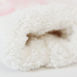 Autumn and winter warming gloves with touch screen and cashmere snowflake pattern lady's finger gloves