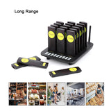 BYHUBYENG Paging System Restaurant Coaster Queue System Customers Take Food to Use 18 pcs Wireless Pagers Buzzer
