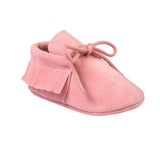 Baby Girl First Walkers Baby Moccasins Soft Soled Non-slip Footwear With Fringe Toddler Infant Crib Shoes PU Suede Leather Shoes