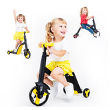 Baby Tricycle 3 In 1 Balance Bike Ride On Toys Scooter