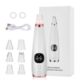 ssss  Blackhead Remover Nose T Zone Pore Vacuum Acne Pimple Removal Vacuum Suction Tool Facial Diamond Dermabrasion Machine Face Clean