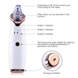 ssss  Blackhead Remover Nose T Zone Pore Vacuum Acne Pimple Removal Vacuum Suction Tool Facial Diamond Dermabrasion Machine Face Clean
