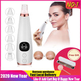 ssss  Blackhead Remover Nose T Zone Pore Vacuum Acne Pimple Removal Vacuum Suction Tool Facial Diamond Dermabrasion Machine Face Clean