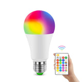 Bluetooth 4.0 Dimmable LED Bulb RGB 15W AC85-260V  Wireless Magic LED lamp Stage light Music Smart Life Home Lighting E27-E14 - app80