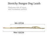 Bungee Dog Leash 2 Handle Cat Dog Pet Leash Elastic Leads Rope Tachtical Dog Training Leashes For German Shepherd Big Dogs