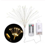 Festival Hanging Starburst String Lights 100-200 Leds DIY firework Copper Fairy Garland christmas lights outdoor Twinkle Light😀😀😀