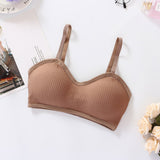 CMENIN 2019 Cropped Ladies Strapless Tops Printed Lace Ladies Inner Underwear Sexy Lntimates Solid Black White Tube Top B0083 - app80
