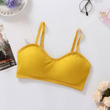 CMENIN 2019 Cropped Ladies Strapless Tops Printed Lace Ladies Inner Underwear Sexy Lntimates Solid Black White Tube Top B0083 - app80