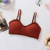 CMENIN 2019 Cropped Ladies Strapless Tops Printed Lace Ladies Inner Underwear Sexy Lntimates Solid Black White Tube Top B0083 - app80