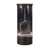 CNIM Hot Backflow Incense Burner With Acrylic Protective Cover Ceramic Dragon Incense Holder For Home Decor Censer