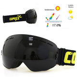 dasda  COPOZZ brand ski goggles double layers UV400 anti-fog big ski mask glasses skiing snow men women snowboard goggles GOG-201 Pro