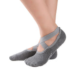 Calcetines de Yoga de alta calidad antideslizantes de secado rápido amortiguación calcetines de Ballet de Pilates buen agarre para mujeres calcetines de algodón