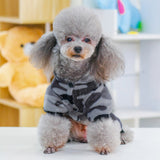 Camo Small Dog Clothes Winter Warm Dog Jumpsuit Soft Fleece Dog Coat Warm Cat Clothes Shih Tzu Yorkie Pet Clothing For Dog Cats