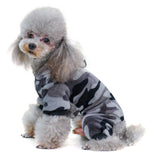 Camo Small Dog Clothes Winter Warm Dog Jumpsuit Soft Fleece Dog Coat Warm Cat Clothes Shih Tzu Yorkie Pet Clothing For Dog Cats