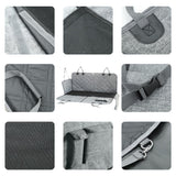 Car Seat Covers Waterproof Dog Seat Cover Scratch Proof Detachable Cashmere Dog Hammock Nonslip Durable Pet Back Seat Covers