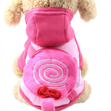 Cartoon Dog Hoodie With Pocket Warm Soft Winter Dog Clothes Chihuahua Yorkie Puppy Coat Clothing For Small Medium Dogs