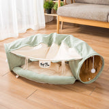Cat Play toy Tunnel Funny Pet Tunnel Foldable Bulk Small Pet Toys Portable Rabbit Pet Tunnel Cat Beds House and Sleep with Ball