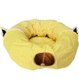Cat Play toy Tunnel Funny Pet Tunnel Foldable Bulk Small Pet Toys Portable Rabbit Pet Tunnel Cat Beds House and Sleep with Ball