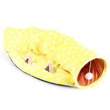 Cat Play toy Tunnel Funny Pet Tunnel Foldable Bulk Small Pet Toys Portable Rabbit Pet Tunnel Cat Beds House and Sleep with Ball
