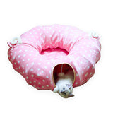 Cat Play toy Tunnel Funny Pet Tunnel Foldable Bulk Small Pet Toys Portable Rabbit Pet Tunnel Cat Beds House and Sleep with Ball