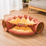 Cat Play toy Tunnel Funny Pet Tunnel Foldable Bulk Small Pet Toys Portable Rabbit Pet Tunnel Cat Beds House and Sleep with Ball