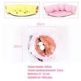 Cat Play toy Tunnel Funny Pet Tunnel Foldable Bulk Small Pet Toys Portable Rabbit Pet Tunnel Cat Beds House and Sleep with Ball