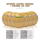 Changeable Aroma Essential Oil Diffuser Mini USB Air Humidifier Portable Ultrasonic Mist Humidifier Air Purifier LED Night Light