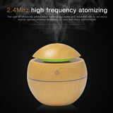 Changeable Aroma Essential Oil Diffuser Mini USB Air Humidifier Portable Ultrasonic Mist Humidifier Air Purifier LED Night Light