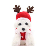 dasda  Christmas Dog Clothes Winter Dog Coat For Santa Costume Dog Clothing Pug Chihuahua Pet Cat Clothes Soft Dog Jacket for Xmas