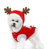 dasda  Christmas Dog Clothes Winter Dog Coat For Santa Costume Dog Clothing Pug Chihuahua Pet Cat Clothes Soft Dog Jacket for Xmas