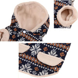dasda  Christmas Small Dog Clothes Winter Warm Dog Coat Deer Snow Soft Puppy Jackets Dog Sweater Pet Clothing For Yorkshire Pug Outfits