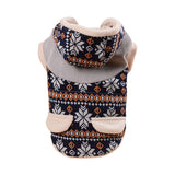 dasda  Christmas Small Dog Clothes Winter Warm Dog Coat Deer Snow Soft Puppy Jackets Dog Sweater Pet Clothing For Yorkshire Pug Outfits