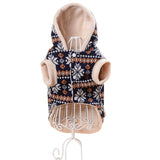 dasda  Christmas Small Dog Clothes Winter Warm Dog Coat Deer Snow Soft Puppy Jackets Dog Sweater Pet Clothing For Yorkshire Pug Outfits