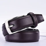 Classic Leather Belt For Men Luxury Business Male Cowhide Leather Belts 3.0 CM Casual Pin Buckle Belt For Men Dropshipping