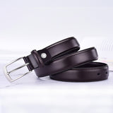 Classic Leather Belt For Men Luxury Business Male Cowhide Leather Belts 3.0 CM Casual Pin Buckle Belt For Men Dropshipping