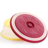 Collapsible Sealing Cover Food Storage Lid Microwave Oven Crisper Cap Refrigerator Dish Lids Plate Dustpoof Cover Kitchen Tool