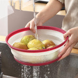Collapsible Sealing Cover Food Storage Lid Microwave Oven Crisper Cap Refrigerator Dish Lids Plate Dustpoof Cover Kitchen Tool