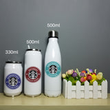 Cool Design Stainless Steel Thermos Insulated Stainless Steel Vacuum Bottle Custom Name Printing Gift