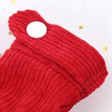 Corduroy Pet Winter Clothes Dog Clothes with Traction Rope Interface Small Dogs Big Dogs Jacket Chihuahua Hoodies Pet Products
