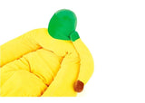 ssss  Cotton Yellow Pet Puppy Bed Sofa Padded cama de cachorro Banana Cat Dog Bed House Kennel mat letto per cani halloween decoration