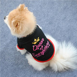 Crown Dog Shirts Soft Cotton Dog Clothes For Small Dog Puppy Tshirt Coat For Pomeranian Bulldog Chihuahua Clothing