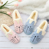 Cute Cat Warm Boots Women Family Christmas Cotton Winter Shoes Women boot Dropshipping