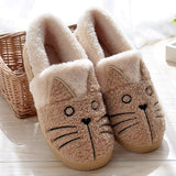 Cute Cat Warm Boots Women Family Christmas Cotton Winter Shoes Women boot Dropshipping