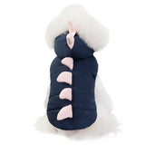 Cute Dinosaur Dog Clothes Winter Dog Coat Jacket Warm Puppy Coat French Bulldog Chihuahua Pet Dog Winter Jacket Clothing