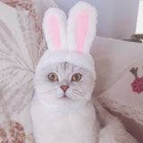 Cute Dog Cat Hairwear Pet Christmas Rabbit Ears Accessories Headdress Birthday Party Costume Headwear Cats Cap Hat