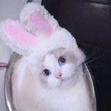 Cute Dog Cat Hairwear Pet Christmas Rabbit Ears Accessories Headdress Birthday Party Costume Headwear Cats Cap Hat